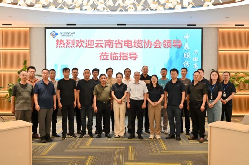 线聚你我 与企同业——云南省电线电缆行业协会莅临z6尊龙电缆调查互换
