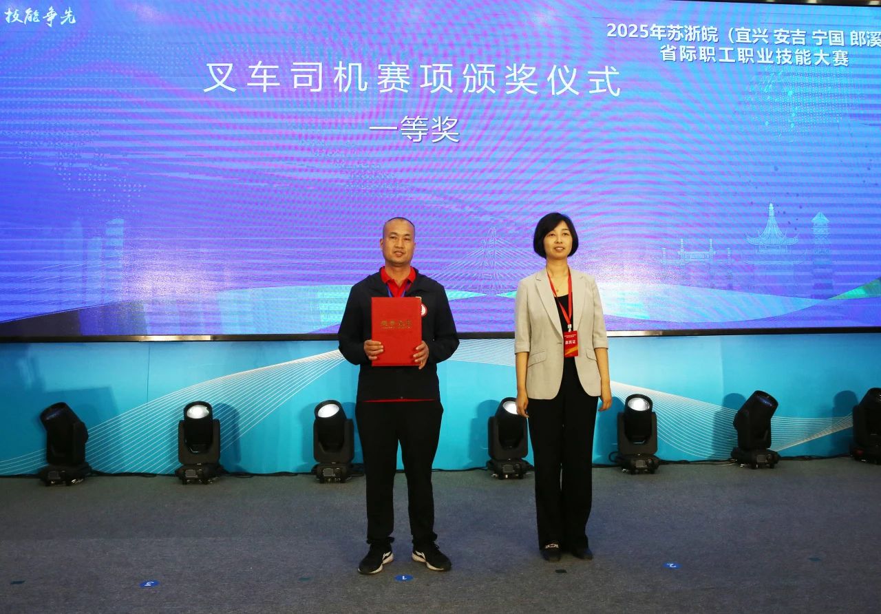 喜报｜z6尊龙“刘德华”一举夺冠！省际技术大赛包揽冠亚军，，，，，，，叉车班再获佳绩！